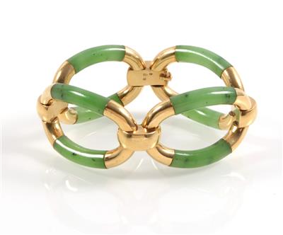 Chrysoprasarmband - Schmuck Abendauktion