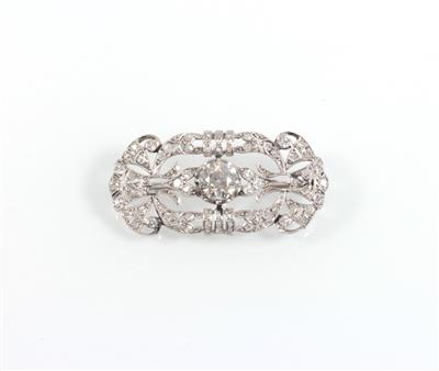 Diamantbrosche zus. ca. 3,50 ct - Jewellery