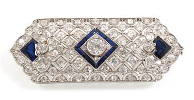 Diamantbrosche zus. ca.4,10 ct - Jewellery