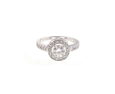 Brillantring zus. ca. 0,90 ct - Klenoty