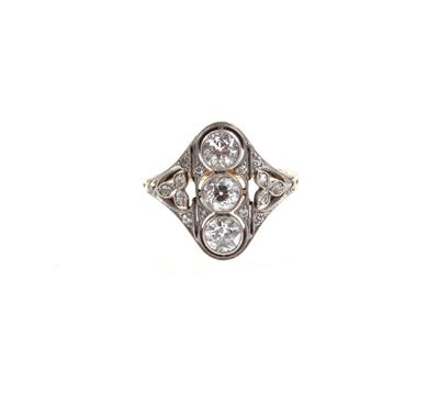 Altschliffdiamantring zus. ca. 1,20 ct - Jewellery