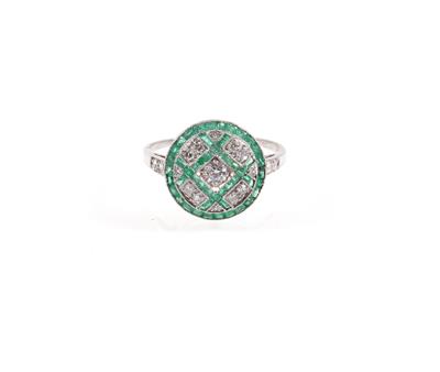 Diamant Smaragdring - Jewellery