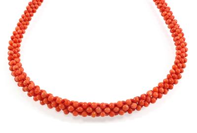 Halskette aus Korallengeflecht - Jewellery
