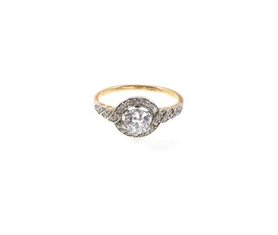 Brillant Diamant Ring - Klenoty