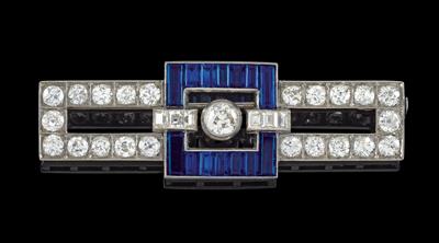 Art Deco Diamantbrosche zus. ca. 3,15 ct - Schmuck