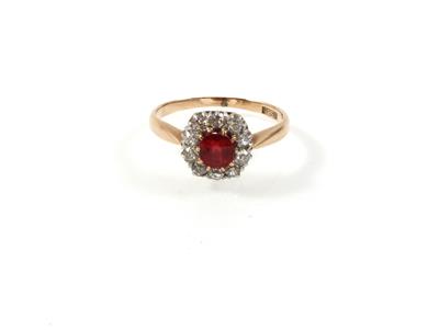 Diamant Spinellring - Klenoty