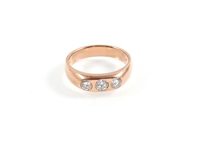 Brillantring zus. ca. 0,75 ct - Erlesener Schmuck