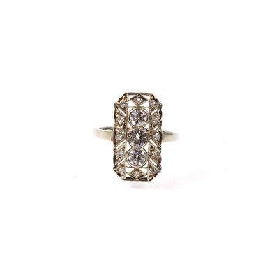 Diamantdamenring zus. 0,75 ct - Erlesener Schmuck