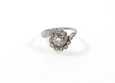 Diamant Damenring zus. ca. 0,85 ct - Gioielli