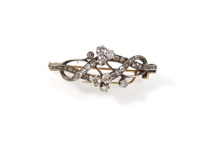 Diamantbrosche zus. ca. 1,80 ct - Jewellery