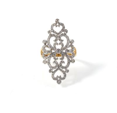 Brillantring zus. ca. 1,30 ct - Erlesener Schmuck