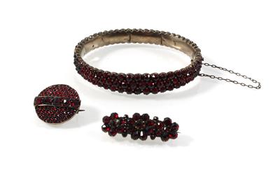 Granat Damenschmuckgarnitur - Jewellery