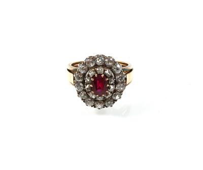 Diamant Rubinring - Jewellery