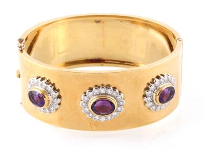 Brillant Amethystarmreif - Erlesener Schmuck