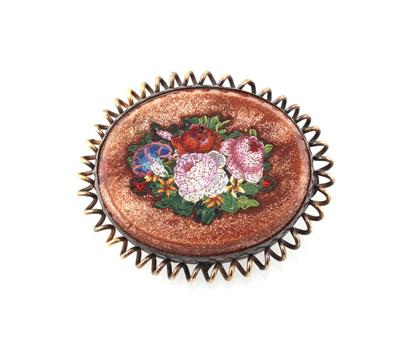 Mikromosaik Brosche - Jewellery