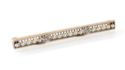 Brillant Kulturperlenbrosche - Exquisite jewellery