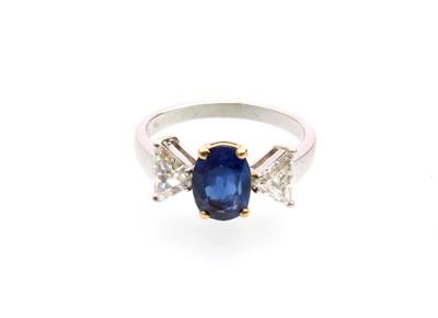 Saphir Diamantring - Exquisite jewellery
