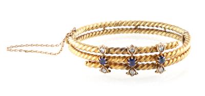 Diamant Saphirarmreif - Exquisite jewellery