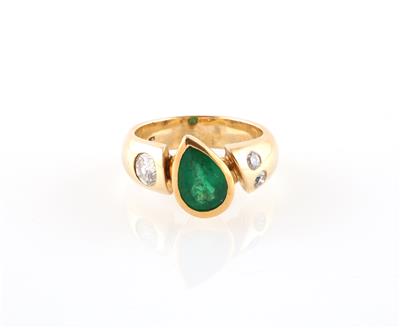 Smaragd Brillant Ring - Exkluzivní šperky