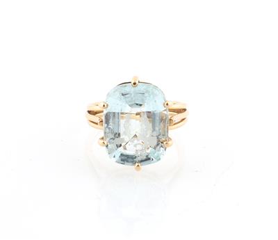 Aquamarinring ca. 7,50 ct - Gioielli scelti