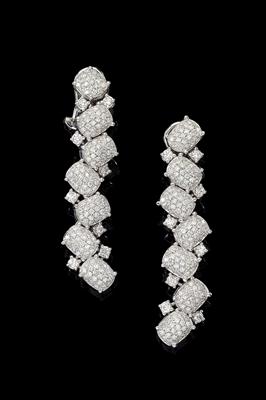 Brillant Ohrclipgehänge zus. ca. 3,70 ct - Exquisite jewellery
