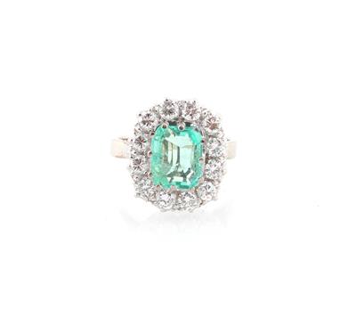 Brillant Smaragdring - Exkluzivní šperky