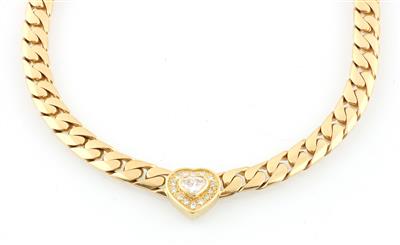 Diamantcollier, zus. ca. 1,25 ct - Erlesener Schmuck