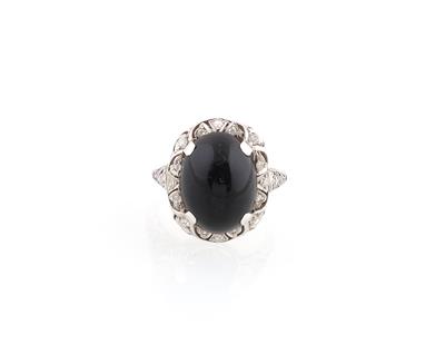 Diamant Onyxring - Erlesener Schmuck