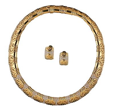 Bulgari Brillantgarnitur zus. ca. 6 ct - Erlesener Schmuck