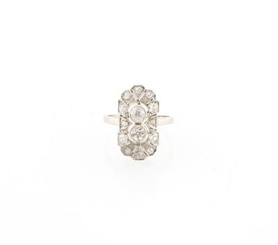 Altschliffdiamantring zus. ca.0,70 ct - Erlesener Schmuck