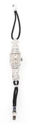 Diamant Damenschmuck Armbanduhr zus. ca. 1,20 ct - Gioielli scelti