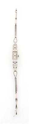 Brillant Damenarmbanduhr zus. ca. 1 ct - Gioielli scelti