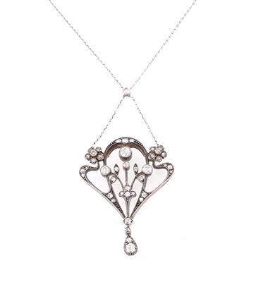 Altschliffdiamant Collier zus. ca. 1,10 ct - Exquisite jewellery