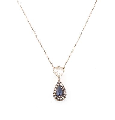 Diamant Saphircollier - Exquisite jewellery