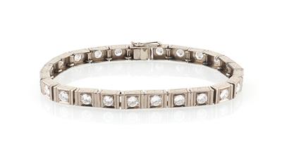 Brillantarmband zus. ca. 3 ct - Exkluzivní šperky