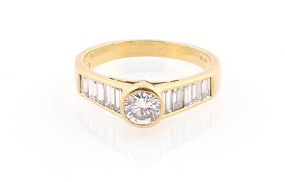 Diamantring zus. ca. 1,10 ct - Erlesener Schmuck