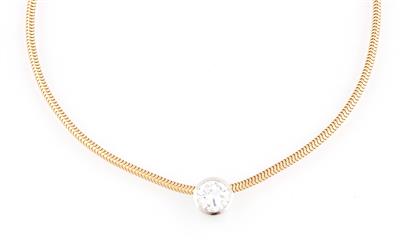 Brillant Solitär Collier ca. 2,16 ct - Exquisite jewellery