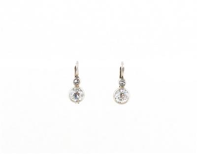 Diamant Ohrringe zus. ca. 0,80 ct - Erlesener Schmuck