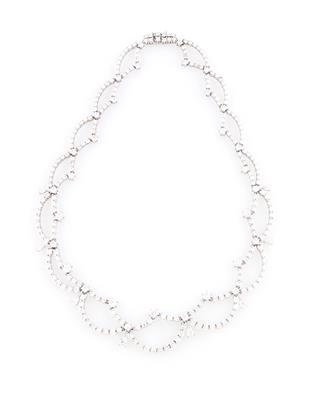 Diamantcollier zus. ca.17,50 ct - Erlesener Schmuck