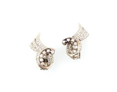 Diamant Ohrclips zus. ca. 2 ct - Exquisite jewellery