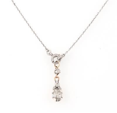 Diamantrautenanhänger zus. ca. 0,20 ct - Exkluzivní šperky
