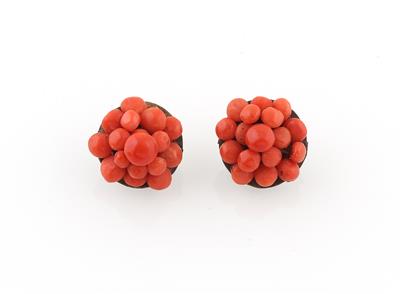 Korallenohrclips - Exquisite jewellery