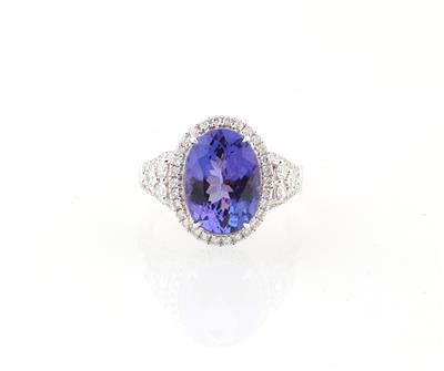 Brillant Tansanitring - Exquisite jewellery