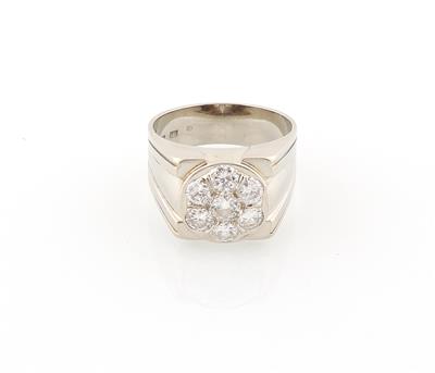 Brillantring zus. ca. 1,25 ct - Erlesener Schmuck