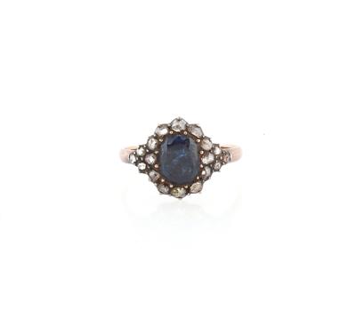 Diamant Saphir Ring - Erlesener Schmuck