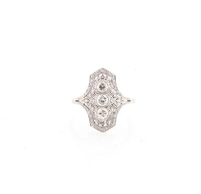 Diamantring zus. ca. 0,90 ct - Erlesener Schmuck