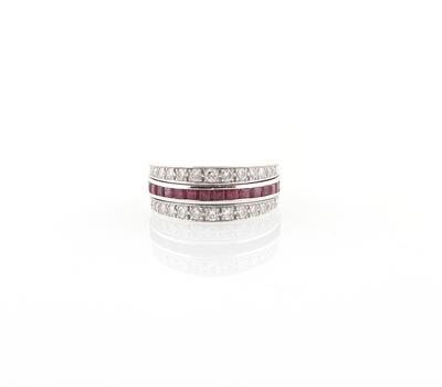 Variabler Diamant Farbstein Ring - Exquisite jewellery