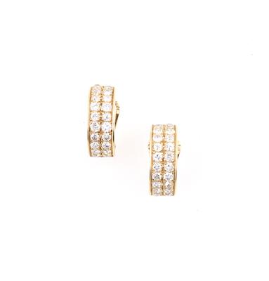 Brillant Ohrsteckclips zus. ca. 2,80 ct - Gioielli scelti