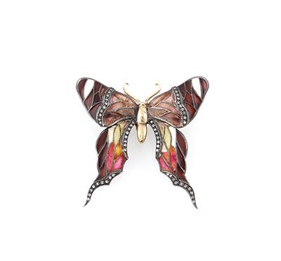 Brillantbrosche Schmetterling - Exkluzivní šperky