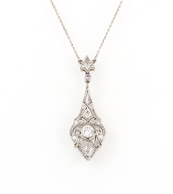 Diamantcollier zus. ca. 0,50 ct - Exkluzivní šperky